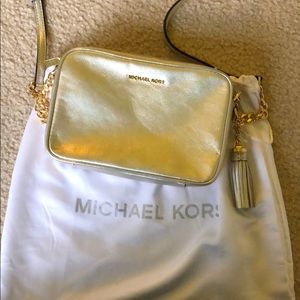 Gold Michael Kors Crossbody bag
